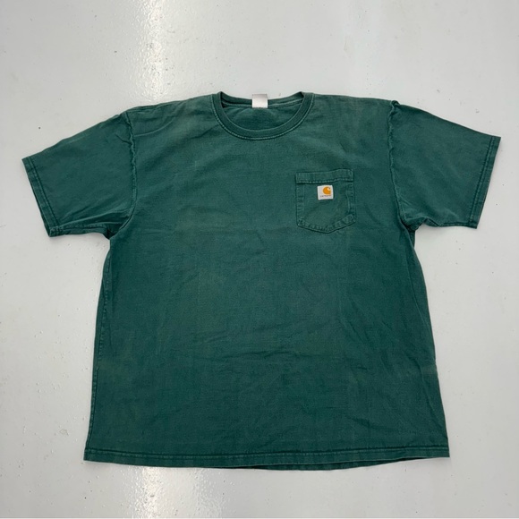 Carhartt Other - Vintage Carhartt Pocket Tee T Shirt Green Workwear